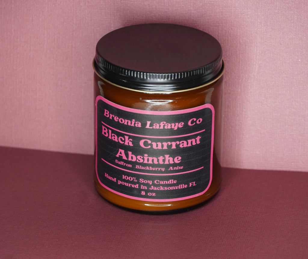 Black Currant Absnthe Soy Candle