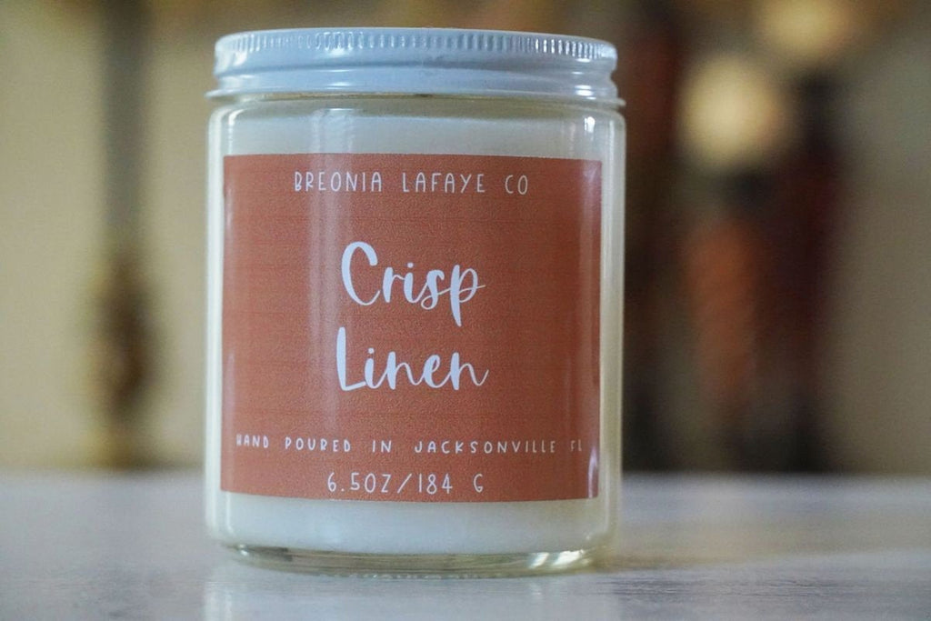 Crisp Linen Soy Candle