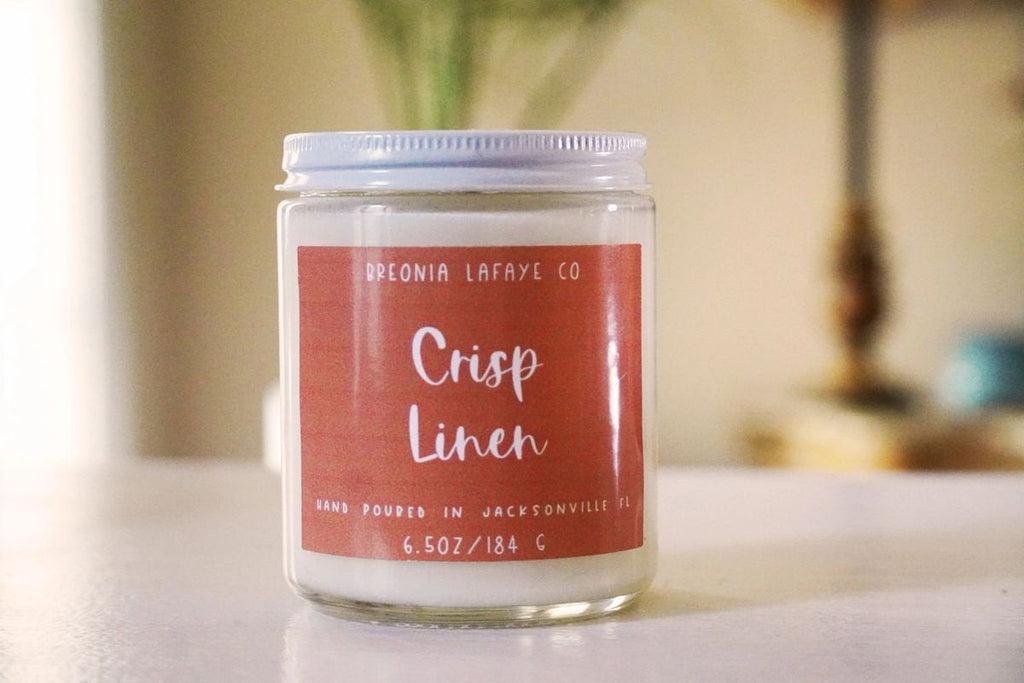 Crisp Linen Soy Candle