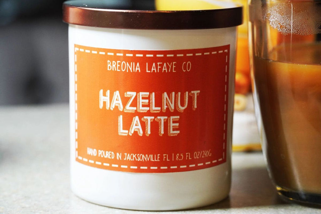 Hazelnut Latte Soy Candle