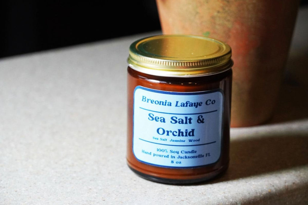 Sea Salt & Orchid Soy Candle