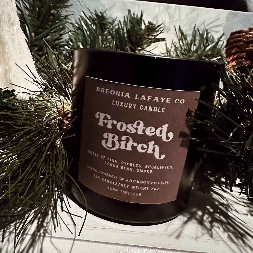 Frosted Birch Mini Soy Candle